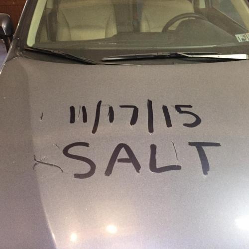 Salt on Car: offsite of operations